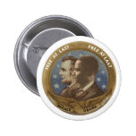 Obama och Lincoln Knapp Med Nål