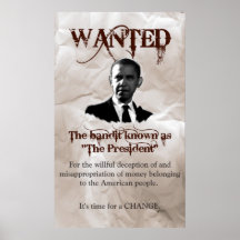 Obama önskade affischen