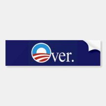 Obama över bildekal