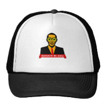 Obama popkonst mesh kepsar