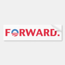 Obama/(röd) Biden 2012 framåt slogan, Bildekaler