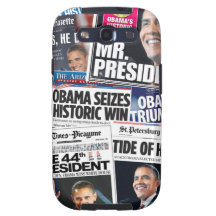 Obama segrar fodral 2008 för den Samsung galaxen S Galaxy SIII Skydd