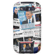 Obama segrar fodral 2012 för den Samsung galaxen S Galaxy S3 Skydd