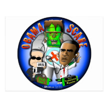 Obama skräck vykort