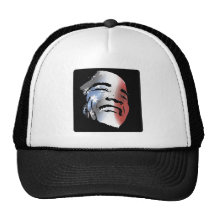 Obama StStripe 3black Trucker Kepsar