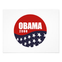Obama T-tröja 2008 Individuella Inbjudningskort