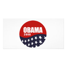 Obama T-tröja 2008 Skräddarsydda Fotokort