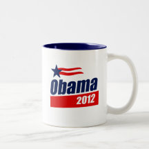 Obama T-tröja 2012 Kaffe Mugg