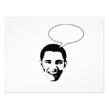 Obama tanke bubblar inbjudningar