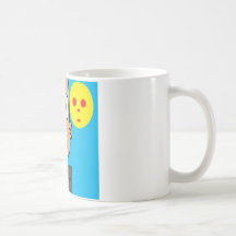obama tecknad kaffe kopp
