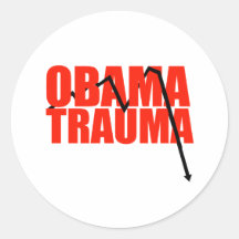 Obama trauma klistermärke