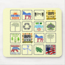 Obama undertecknar unika Mousepad Mus Mattor