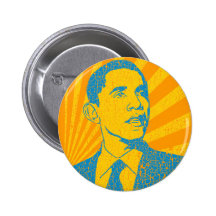 Obama vintage nål
