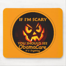 ObamaCare Halloween Mousepad Mus Mattor