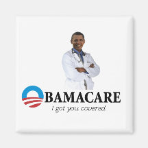 "Obamacare - I fick dig den täckte" magneten Kylskåps Magneter