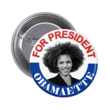 Obamaette för president nål
