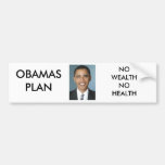 OBAMAS PLANERAR, INGEN INTE VÅRD- RIKEDOM BILDEKALER