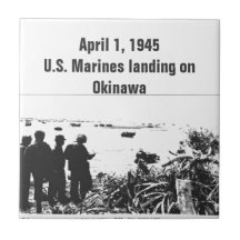 Obestridda världskrigmästare - amerikansk historia kakelplatta av kerami