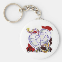 Obetitlade Keychain Nyckel Ringar