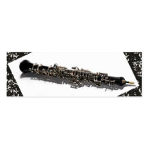 Oboe markerar fläcken visitkort mall