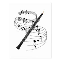 Oboe Vykort