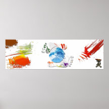 obra de arte 2 pés posters