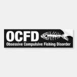 OCFD tvångsmässig tvångsmässig fiskeoordning Bildekal
