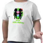 Och global värme för stopp tee shirts