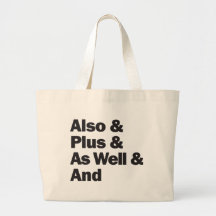 Också plus och humor tygkassar