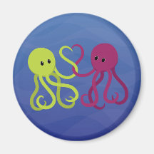 Octo kärlek magnet för kylskåp