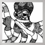 Octo konsttryck print