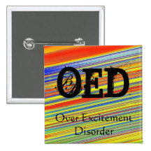 OED - Över spänningoordning Knapp Med Nål