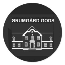 Oerumgaard mangårdsbyggnad - logo klistermärke