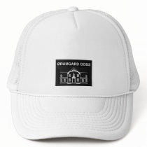 Oerumgaard mangårdsbyggnad - logo trucker kepsar