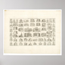 Offentliga byggnader av San Francisco (1372A) Posters