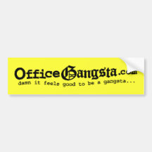 OfficeGangsta.com bildekal