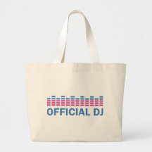 officiell dj-musiksymbol tote bag