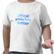 Officiell födelsedagsfestmedlem t shirt