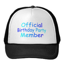 Officiell födelsedagsfestmedlem trucker keps
