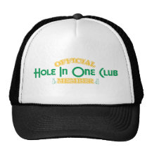 Officiell hole in oneklubbmedlem keps