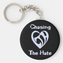 Officiell som jagar hatet Keychain Nyckel Ringar