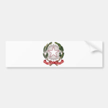 Officiell vapensköldheraldik för italiensk italien bildekaler