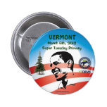 Officiella Vermont för OBAMA 2012 politiska pinbac Knappar