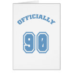 Officiellt 90 hälsningskort