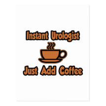 Ögonblickurologen… tillfogar precis kaffe vykort