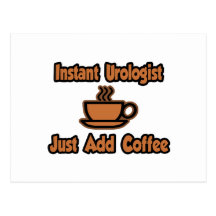 Ögonblickurologen… tillfogar precis kaffe vykort