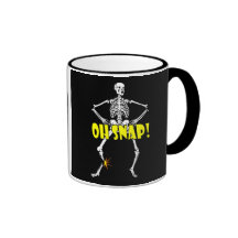 Oh Shap, roliga skelett- Halloween Mugg