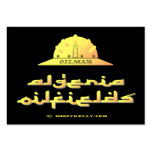 Oilman Algeriet Oilfields, visitkortar