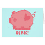 oink! hälsnings kort