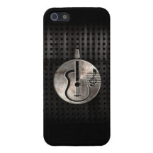 Ojämn akustisk gitarr iPhone 5 fodral